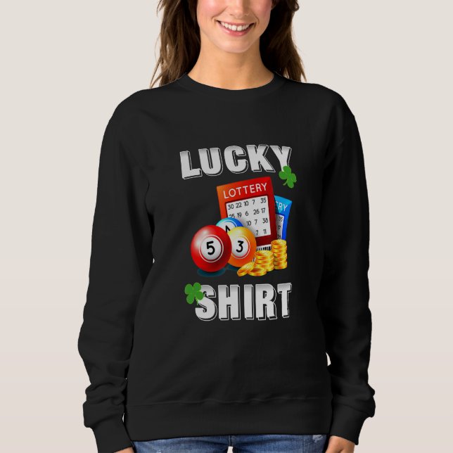 Sudadera Lucky Lottery Fun Lottery Game (Anverso)