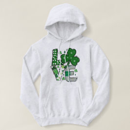 Sudadera Lucky LOVE St. Patrick's Day Hoodie
