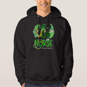 Sudadera Lucky Medical Assistant Gnomies Leopard St Patrick