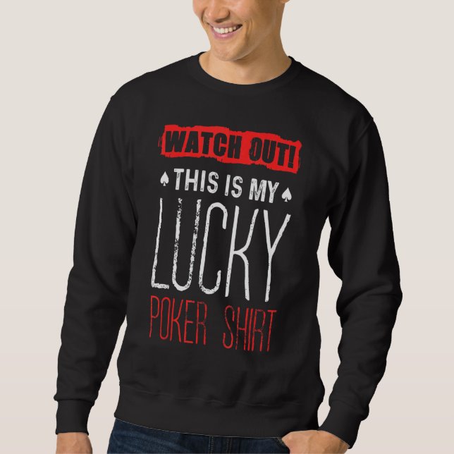 Sudadera Lucky Poker (Anverso)