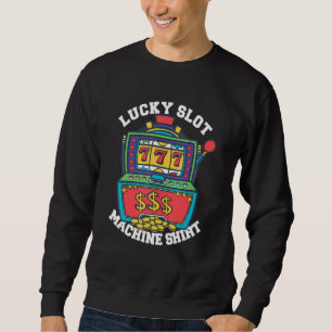Sudadera Lucky Slot Machine Casino Gambling Poker 1