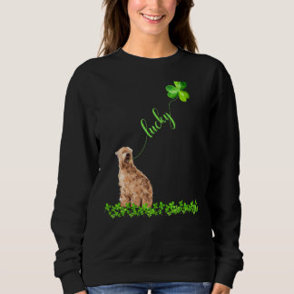 Sudadera Lucky Wheaten Terrier Dog Shamrock St Patrick's Da