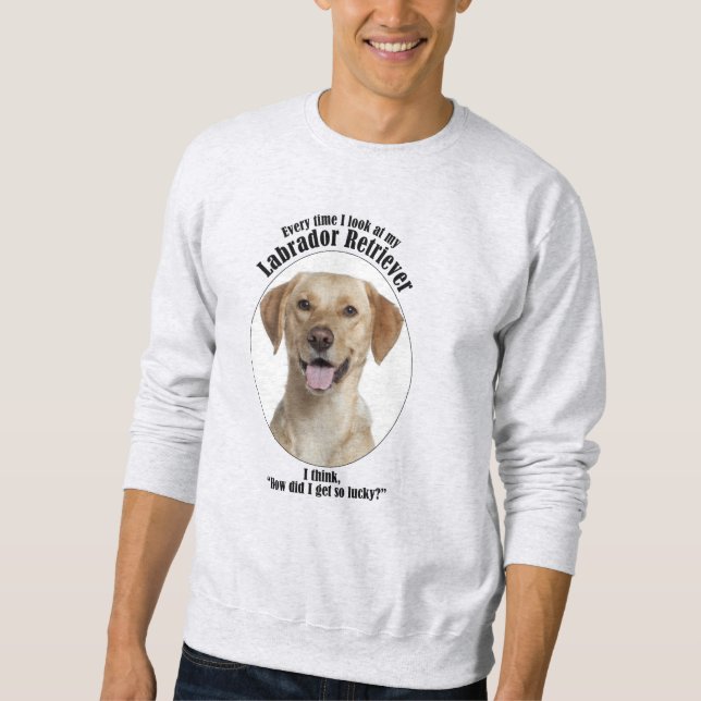 Sudadera Lucky Yellow Lab (Anverso)