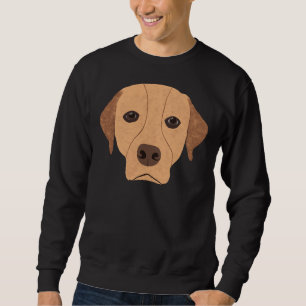 Sudadera Lucy Golden Labrador Cara de perro