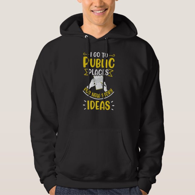 Sudadera Lugares Para Nuevas Ideas Históricas Escritora De  (Anverso)