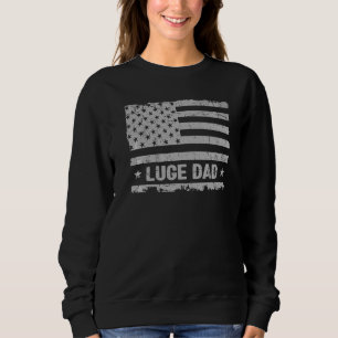 Sudadera Luge Dad America Bandera Patriota Vintage