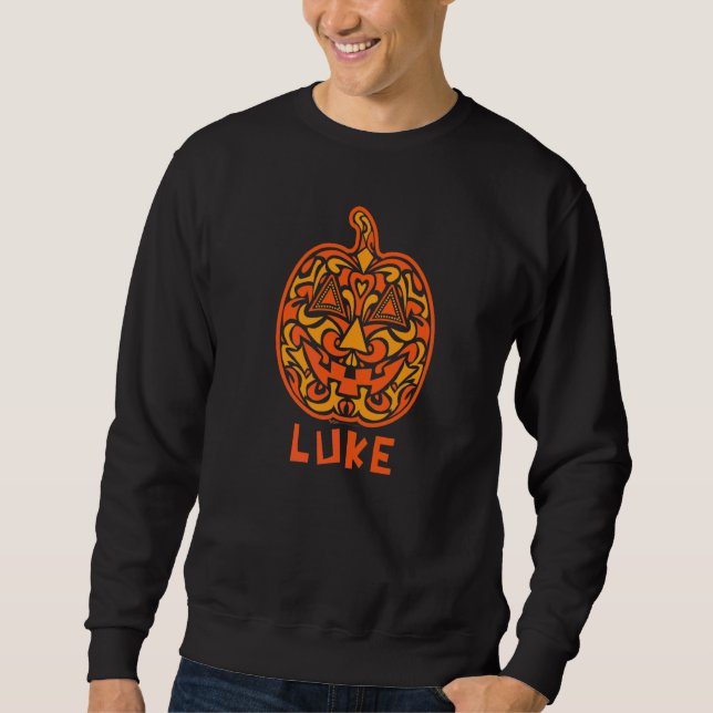 Sudadera Luke Calavera de Azúcar de Halloween (Anverso)