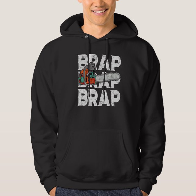 Sudadera Lumberjack Chainsaw Sound Brap Forest Funny W (Anverso)