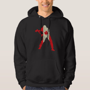 Sudadera Lumberjack en Canadá Día Orgulloso Fl Canadiense