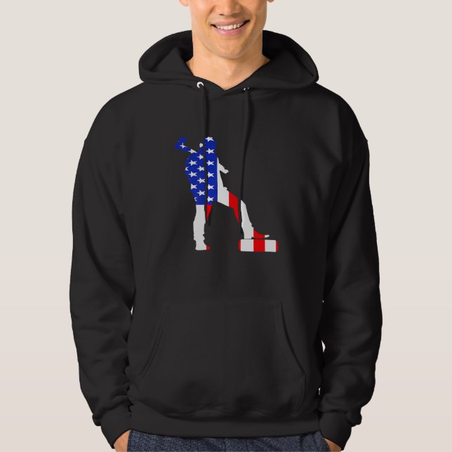 Sudadera Lumberjack Usa Flag American Inside Me Forest Wood (Anverso)