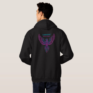 Sudadera "LUMIGENIC Phoenix Rising Neon Design"