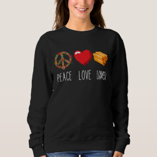 Sudadera Lumpia Love Peace Food Filipino Spring Roloy Pinoy
