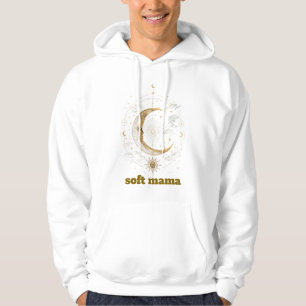 Sudadera Luna Celeste y Estrellas Boho Soft Mama Mística A