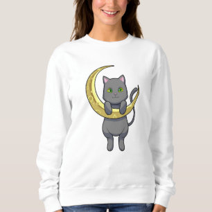 Sudadera Luna de la noche del gato