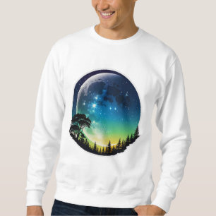 Sudadera Luna de Silueta Nocturna