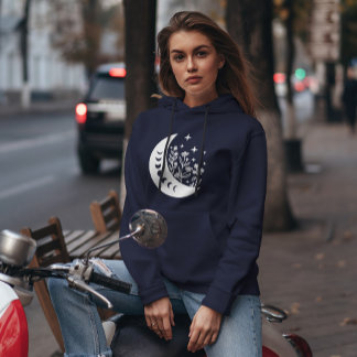 Sudadera Luna floral