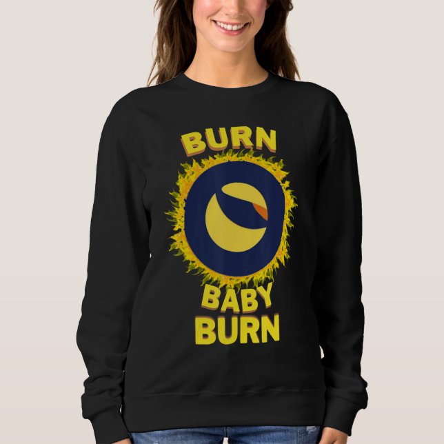 Sudadera Luna Terra Classic Burns, $LUNC Trader or Hodlr (Anverso)