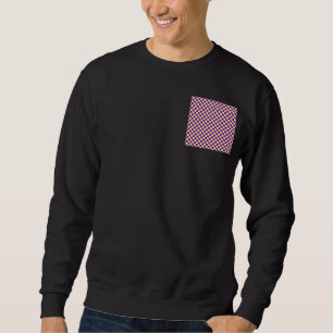 Sudadera Lunares amarillos con el fondo púrpura