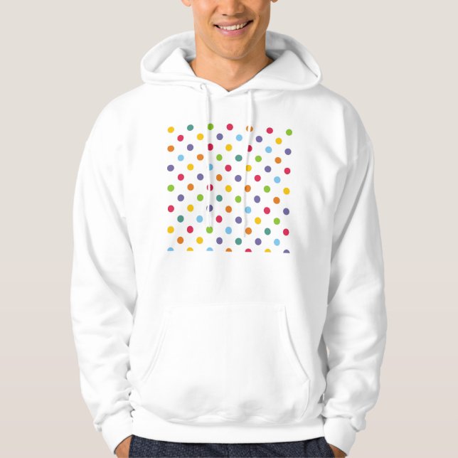 Sudadera Lunares coloridos felices (Anverso)