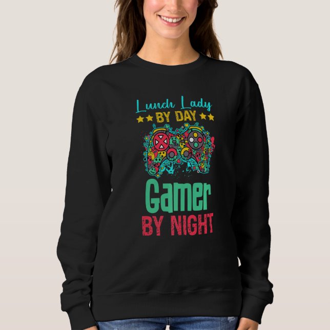 Sudadera Lunch Lady Gaming (Anverso)
