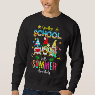 Sudadera Lunch Lady Goodbye School Hola Summer Vacation Gn
