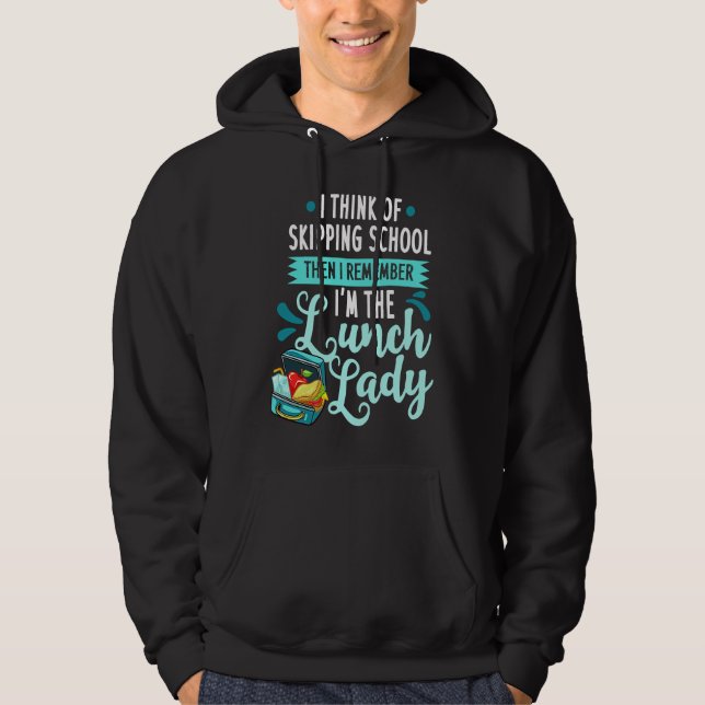 Sudadera Lunch Lady Holiday  School Cafeteria Worker (Anverso)