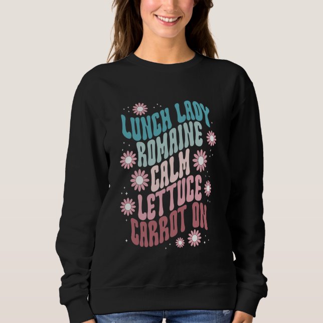 Sudadera Lunch Lady Squad School Canteen Cafetería femenina (Anverso)