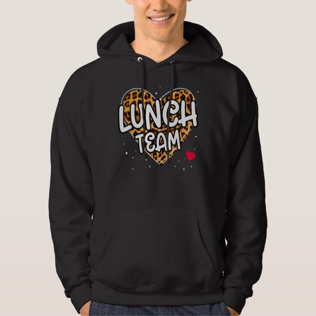 Sudadera Lunch Team Group Leopard Mating School Spirit Da (Anverso)