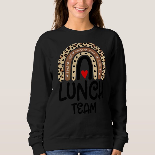 Sudadera Lunch Team Group Leopard Mating School Spirit Da (Anverso)