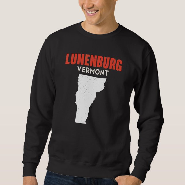 Sudadera Lunenburg Vermont USA State America Travel Vermont (Anverso)
