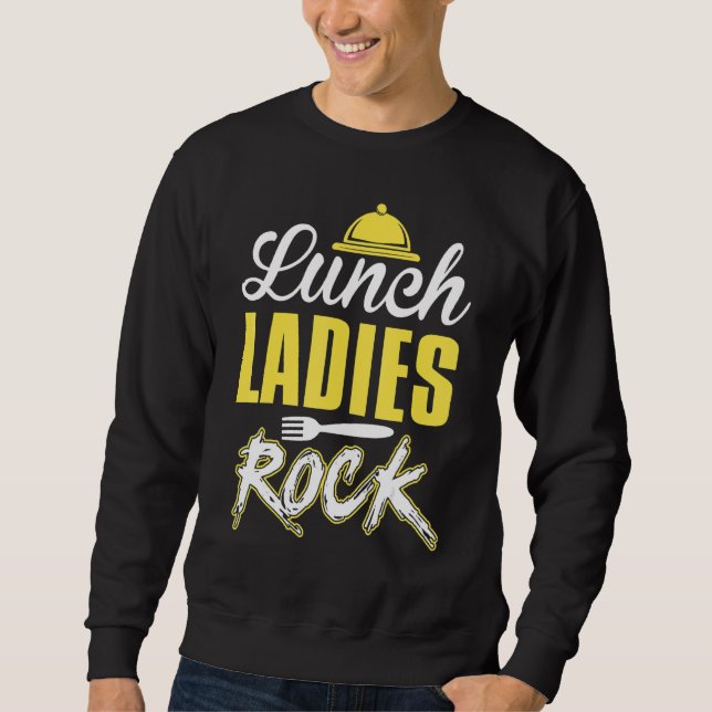 Sudadera Lunes Damas De Rock Lunes De Vuelta A Scho (Anverso)
