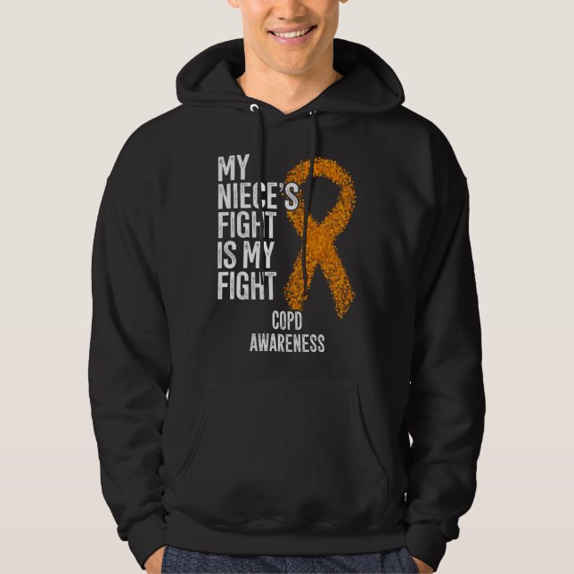 Sudadera Lung Disease My Niece s Fight Is My Fight COPD Awa (Anverso)