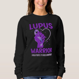 Sudadera LUPUS WARRIOR Personalizado Púrpura Sensibilizació