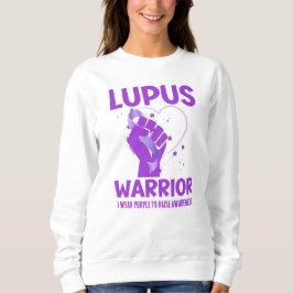 Sudadera LUPUS WARRIOR Personalizado Púrpura Sensibilizació
