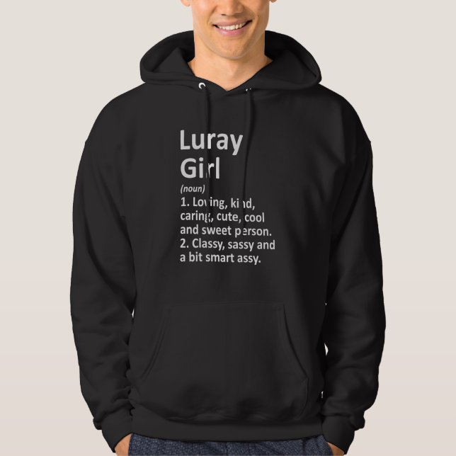 Sudadera Luray Chica va Virginia Funny City Home Roots (Anverso)