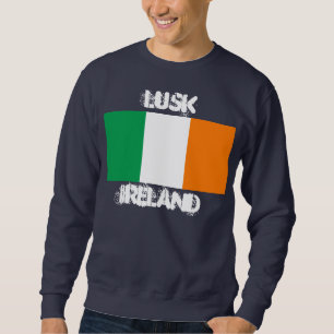 Sudadera Lusk, Irlanda con bandera irlandesa