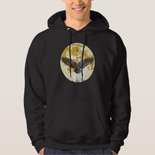 Sudadera Luz de la luna Bosque Gótico Ave Animal Raven Spoo