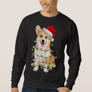 Sudadera Luz de los Navidades de perro de Corgi