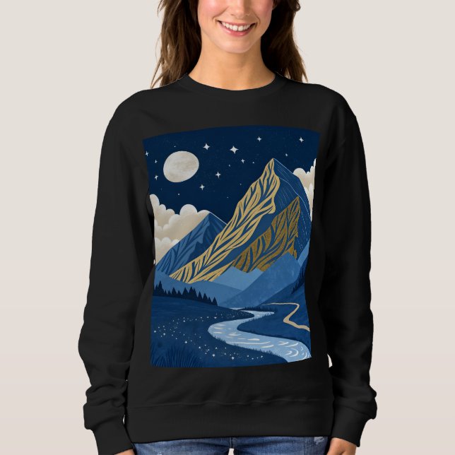 Sudadera Luz de Luna en la Montaña (Anverso)