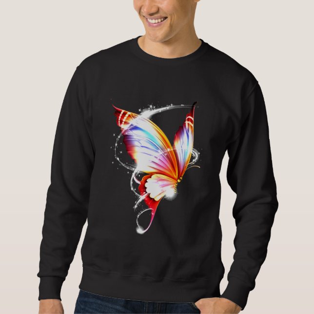 Sudadera Luz de mariposa colorida (Anverso)