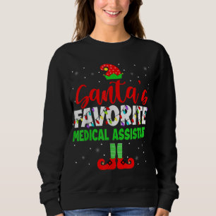 Sudadera Luz de Navidades de asistente médico favorito de S