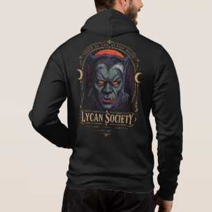 Sudadera Lycan Society Hoodie de Hombre Lobo – Terror Gótic