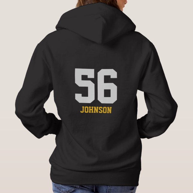 Sudadera LYFL 01 | Logo de Lassen Blanco Personalizado de l (Reverso)