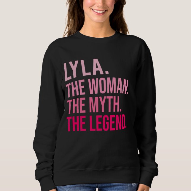 Sudadera Lyla La Mujer El Mito La Leyenda Divertido Valenti (Anverso)