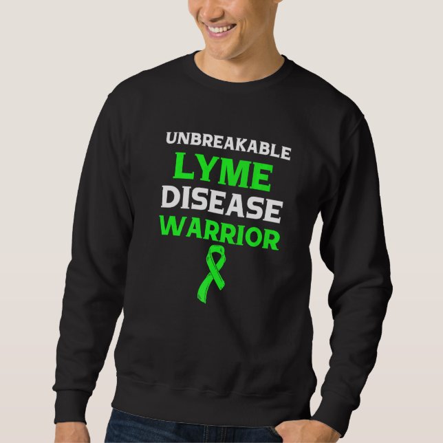 Sudadera Lyme Enfermedad Superviviente Warrior Awareness Pr (Anverso)