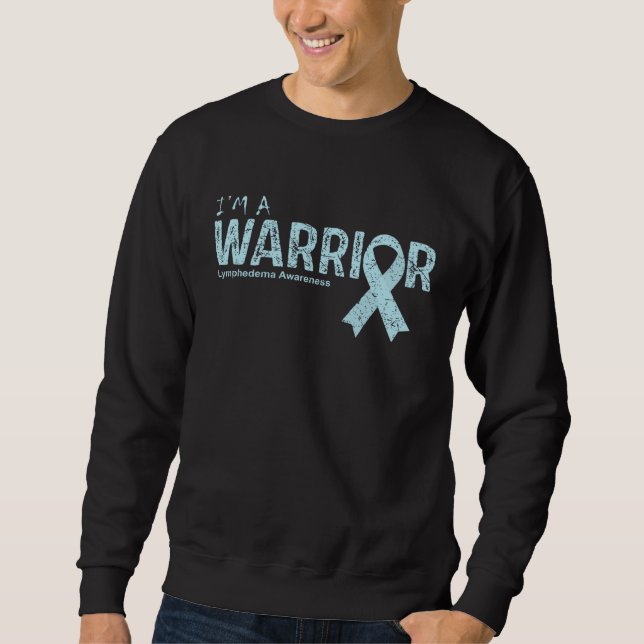 Sudadera Lymphedema Awareness Warrior (Anverso)