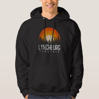 Sudadera Lynchburg Virginia VA Vintage Retro de los años 80