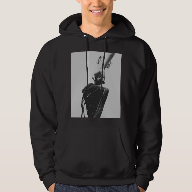 Sudadera ¡M negro! ¡SF! Logotipo Hoddie de T (Anverso)