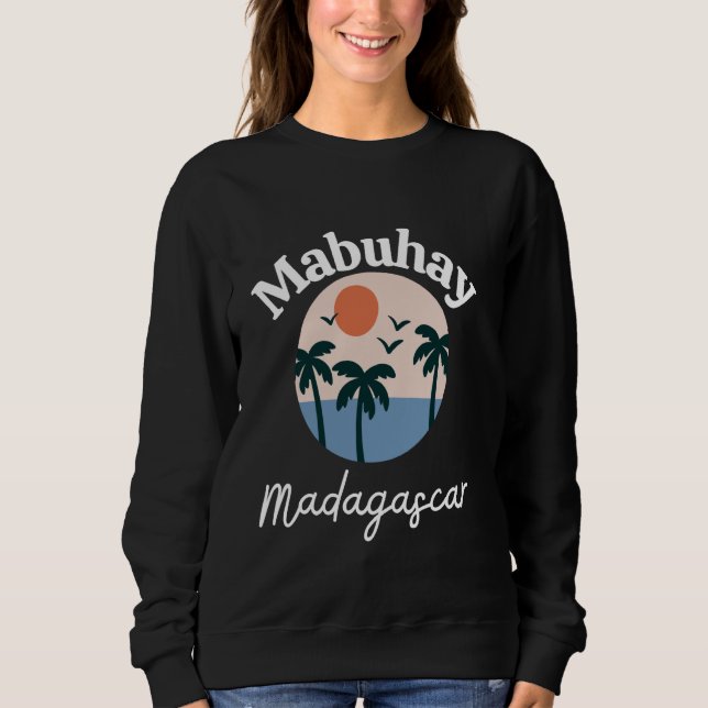 Sudadera Mabuhay Madagascar Filipinas Tagalog Pinoy Filip (Anverso)