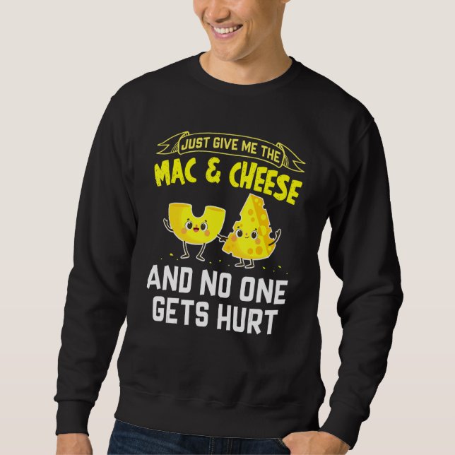 Sudadera Mac And Cheese Macaroni Cheesy Noodle (Anverso)